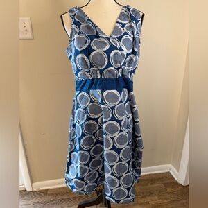 Global Mamas Boho cotton & blue gray sundress SZ XL